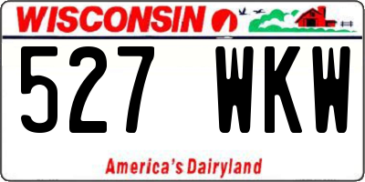WI license plate 527WKW
