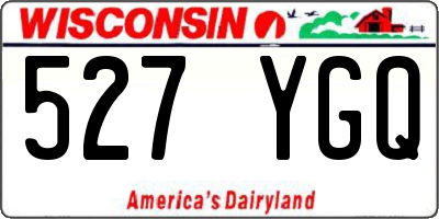 WI license plate 527YGQ