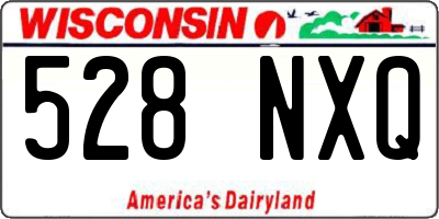 WI license plate 528NXQ