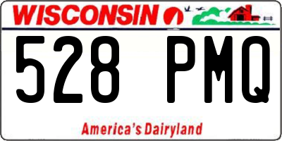 WI license plate 528PMQ