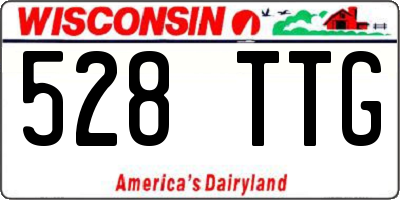 WI license plate 528TTG