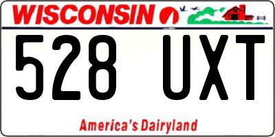 WI license plate 528UXT
