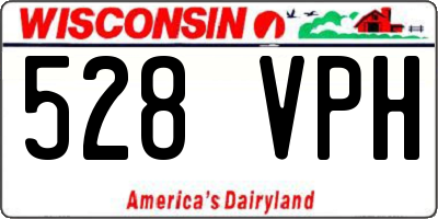 WI license plate 528VPH