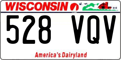 WI license plate 528VQV