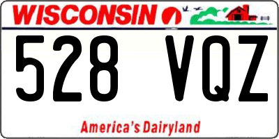 WI license plate 528VQZ