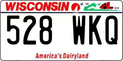 WI license plate 528WKQ