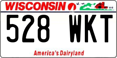 WI license plate 528WKT