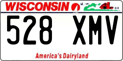 WI license plate 528XMV