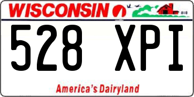 WI license plate 528XPI