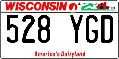 WI license plate 528YGD