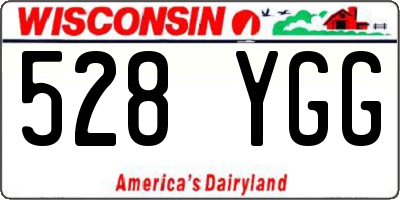 WI license plate 528YGG