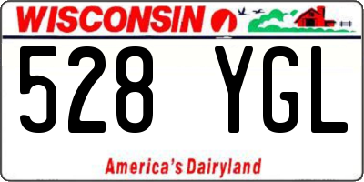 WI license plate 528YGL