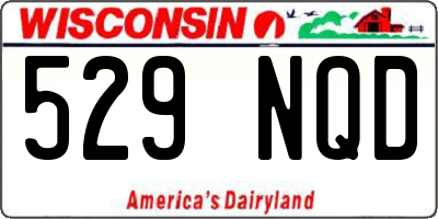 WI license plate 529NQD