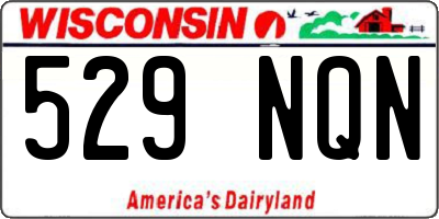 WI license plate 529NQN