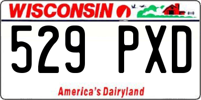WI license plate 529PXD