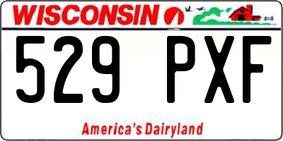 WI license plate 529PXF