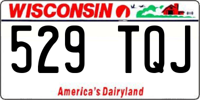 WI license plate 529TQJ