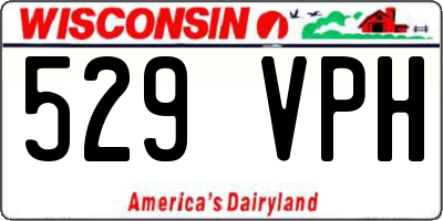 WI license plate 529VPH