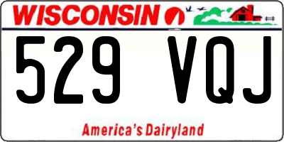 WI license plate 529VQJ