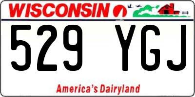 WI license plate 529YGJ