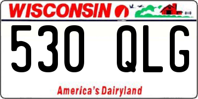 WI license plate 530QLG