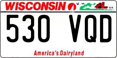 WI license plate 530VQD