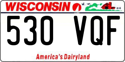 WI license plate 530VQF