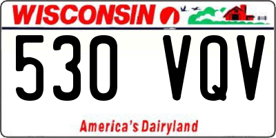 WI license plate 530VQV