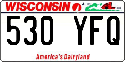 WI license plate 530YFQ