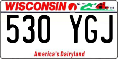 WI license plate 530YGJ