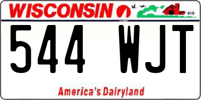 WI license plate 544WJT