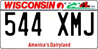 WI license plate 544XMJ