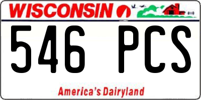 WI license plate 546PCS