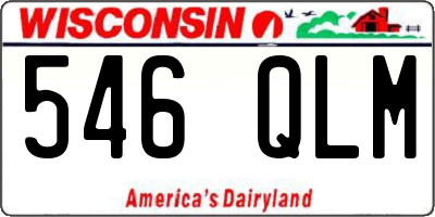 WI license plate 546QLM