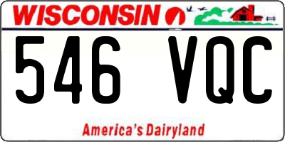 WI license plate 546VQC