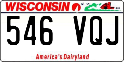 WI license plate 546VQJ