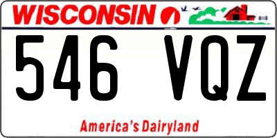 WI license plate 546VQZ