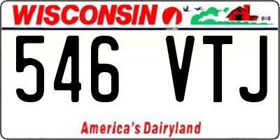 WI license plate 546VTJ