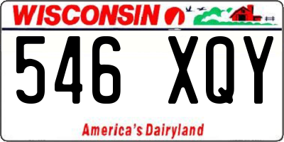 WI license plate 546XQY