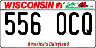 WI license plate 556OCQ