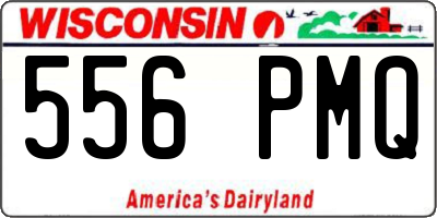 WI license plate 556PMQ
