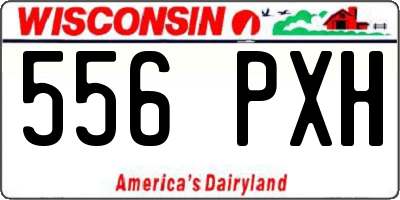 WI license plate 556PXH