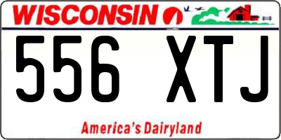WI license plate 556XTJ