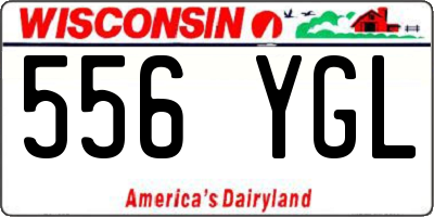 WI license plate 556YGL