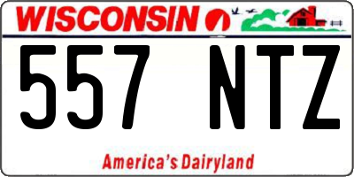 WI license plate 557NTZ