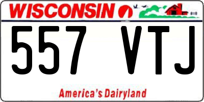 WI license plate 557VTJ