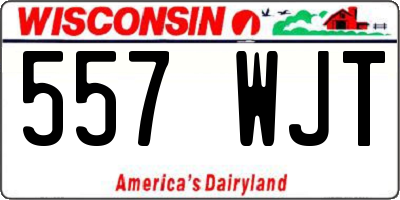 WI license plate 557WJT