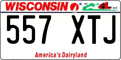 WI license plate 557XTJ