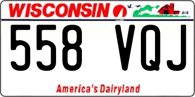 WI license plate 558VQJ