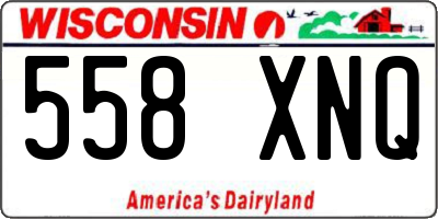 WI license plate 558XNQ